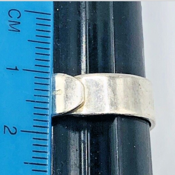 LARGE 925 STERLING Silver & BALTIC AMBER RING SIZE 9.5 Ladies Jewelry - Picture 14 of 16